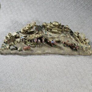 Lighted Musical Bible Scene Nativity Jesus Christmas Village Display Works Decor